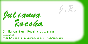 julianna rocska business card